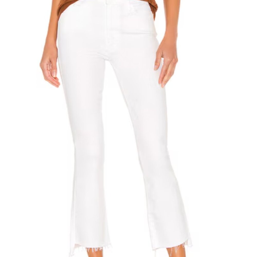 MOTHER The Insider High Rise Crop Step Fray  | Size 30